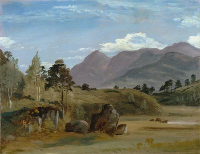 Mountain Landscape, Possibly in the Lake District by Lionel Constable